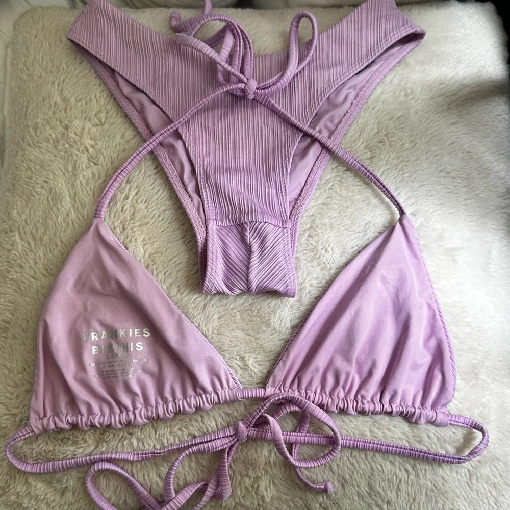 Frankie’s Bikini Purple Set NWOT